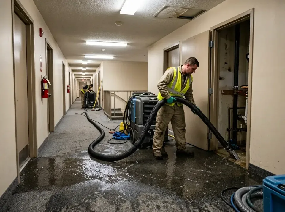 multi-unit-apartment-hallway-f-005 — frequently asked questions, Emergency Burst Pipe Water Extraction & Removal in Loxahatc…